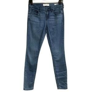 Bullhead Denim Co. Low Rise Skinniest Women's Med Wash Stretch Blue‎ Jeans Sz 27